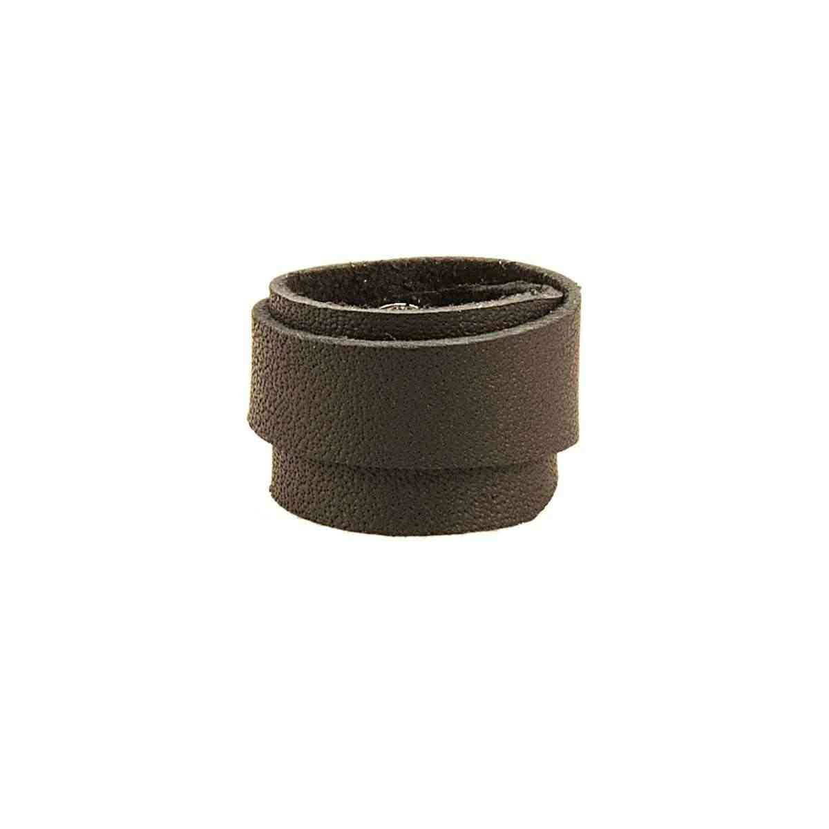 Leather Ring Brown Back