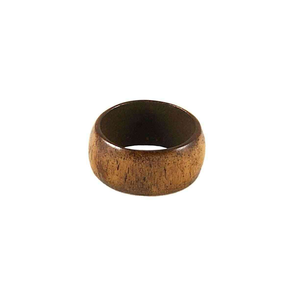 Leather Ring Brown Back