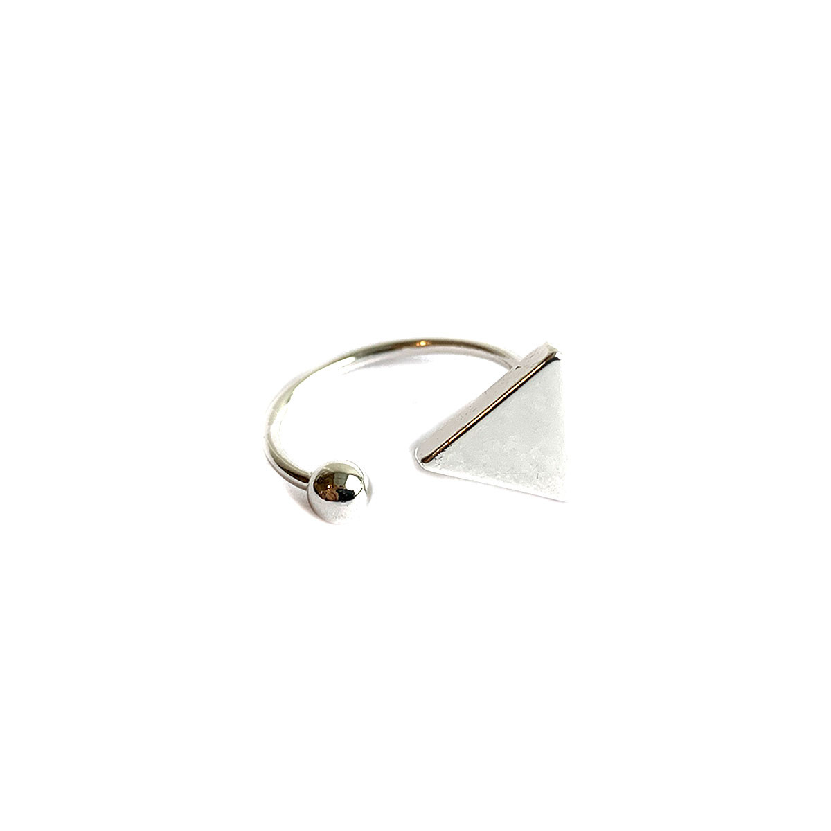 Triangel Ring Zilver