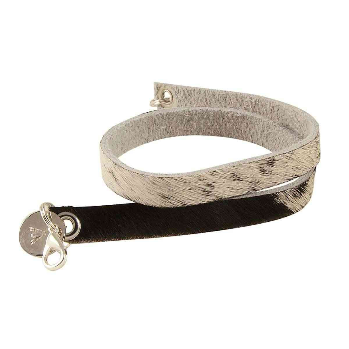 Wrips - Cow Print - Double Wrap Bracelet Mixed