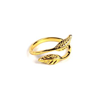 Leaf Ring Gold