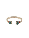 Nepalese Bangle - Double Round Stone