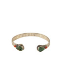 Nepalese Bangle - Double Teardrop Stone