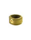 Leather Ring Olive Green Front