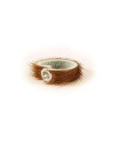 Cow Ring Slim Brown Front
