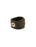 Leather Ring Black Side