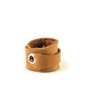 Leather Ring Brown Front