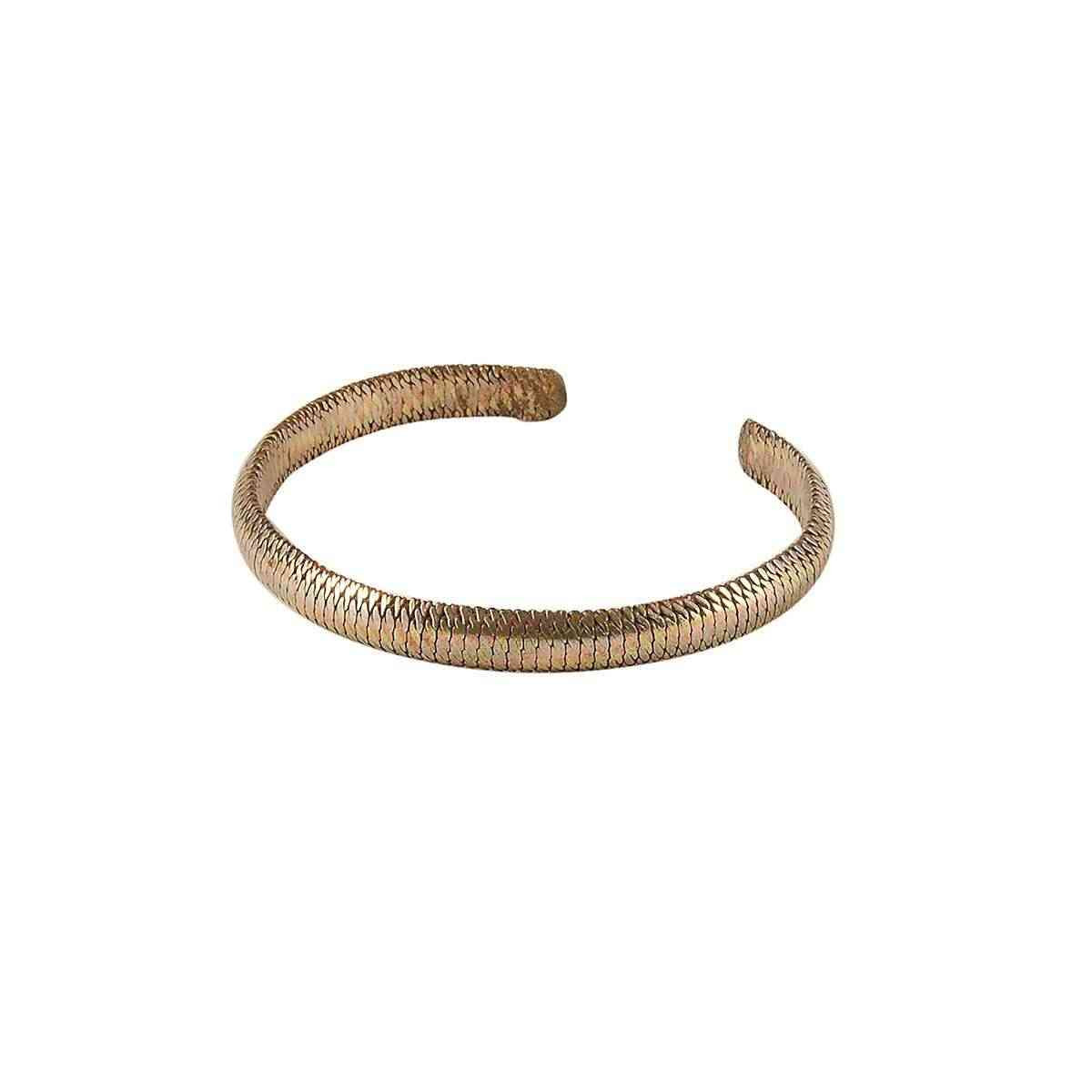 Snake Design Copper Brass Bangle