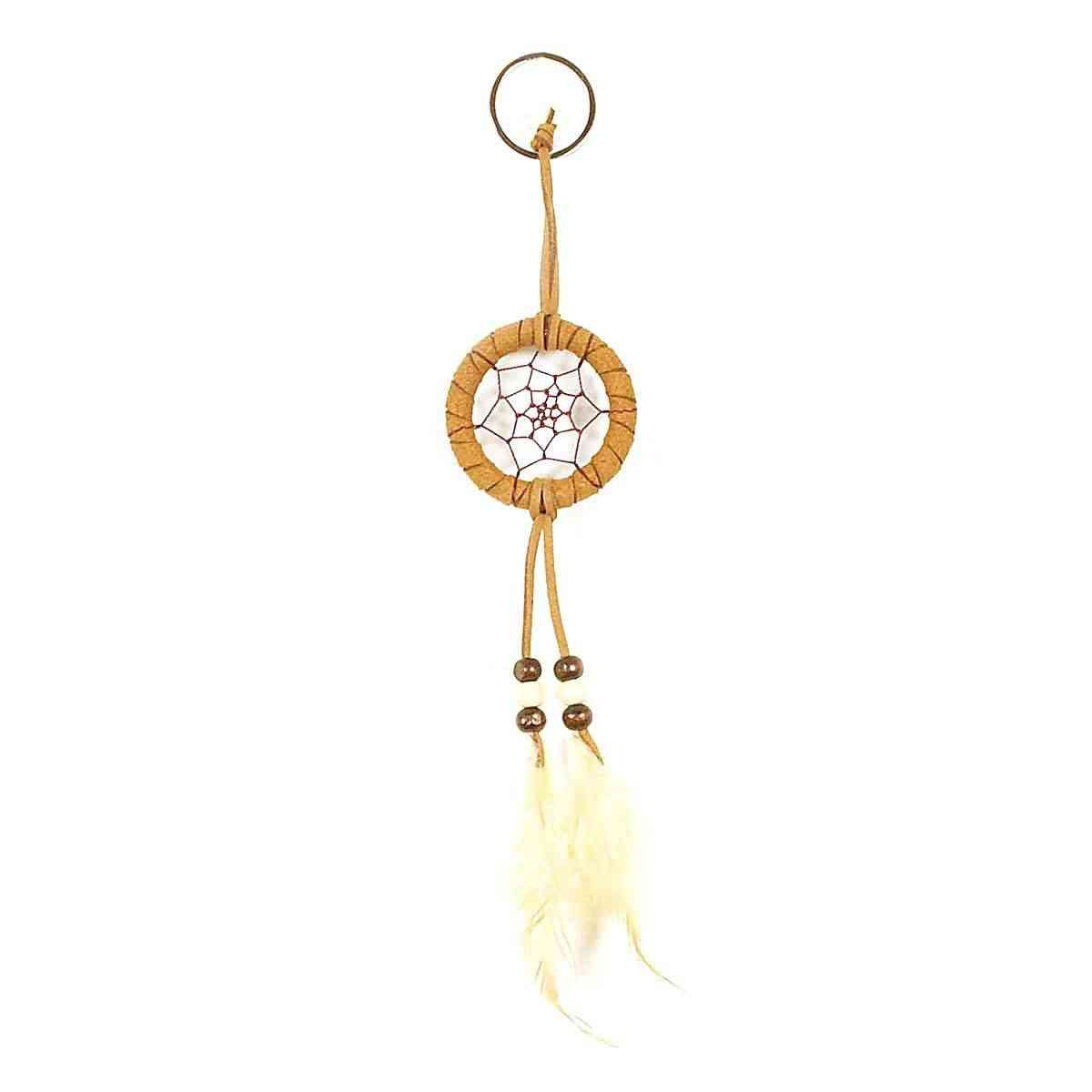 Dreamcatcher Keychain Brown