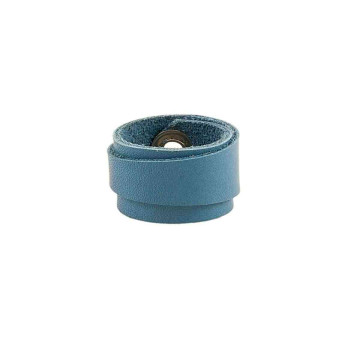 Leather Ring Royal Blue
