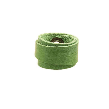 Leather Ring Green 