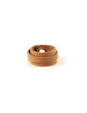 Leather Ring Slim Brown Back