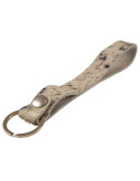 Likey - Cow Print Leather Keychain Mix Brown