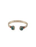 Nepalese Bangle - Double Round Stone