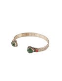 Nepalese Bangle - Double Teardrop Stone