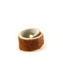 Cow Ring Slim Brown Back