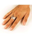 Cow Ring Slim Mixed Hand