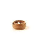 Leather Ring Slim Brown Back