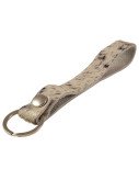 Likey - Cow Print Leather Keychain Mix Brown